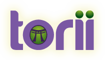 News 3 Logo of torri Noodle Bar in purple and green text.