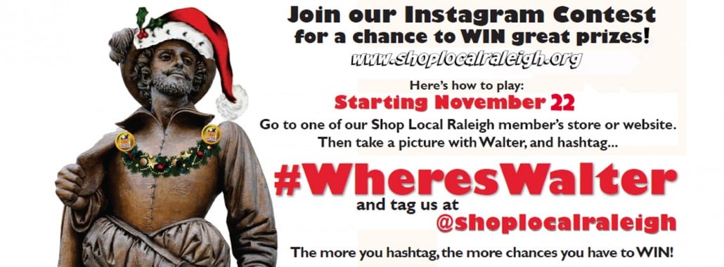 Where's Walter Instagram Contest rules, hashtag and tagging rules.