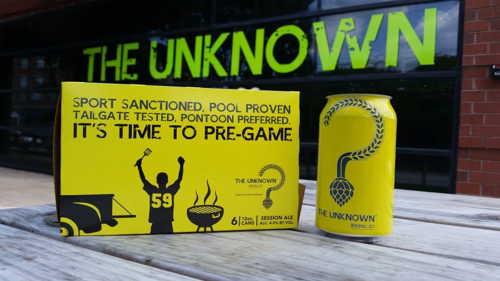 The Unknown Launches Pre-Game Cans 1 The Unknown Brewing Company