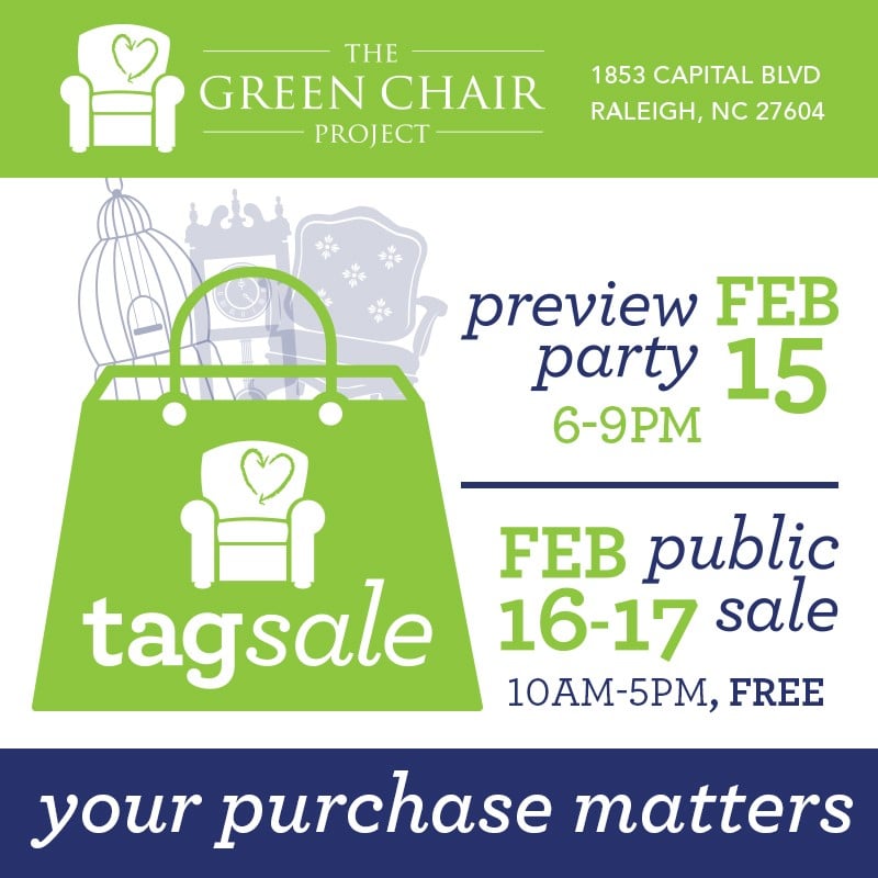 News 103 Green Chair Tag Sale