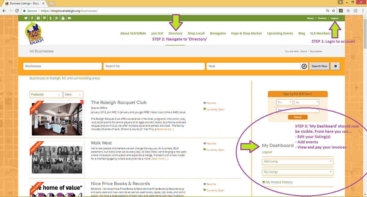 News 109 Member Login Steps