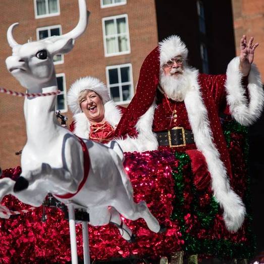 News 70 Raleigh Christmas Parade Santa Claus