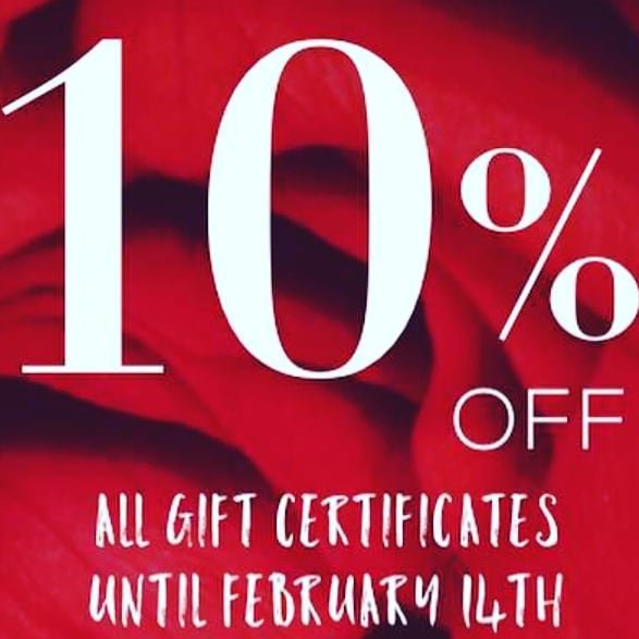 10 percent off