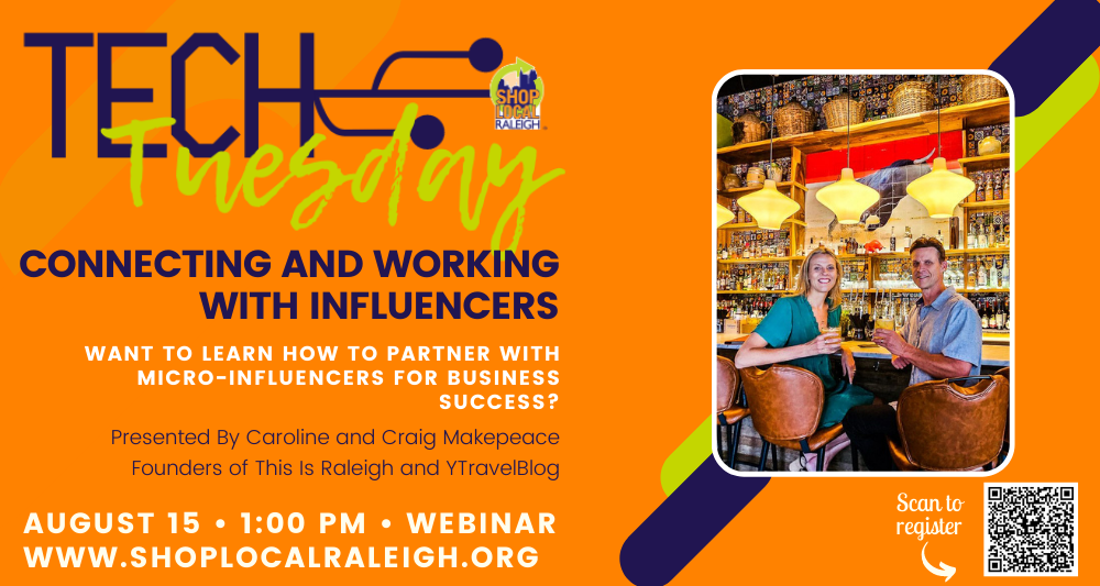 Tech Tuesday: Small Business Planning 6 Tech Tuesday: COnnecting and working with influencers
