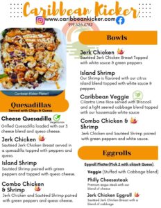 June's New and Renewed Members 49 Copy of Caribbean Kicker Menu