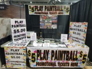 September's New & Renewed Members 71 Paintball Booth