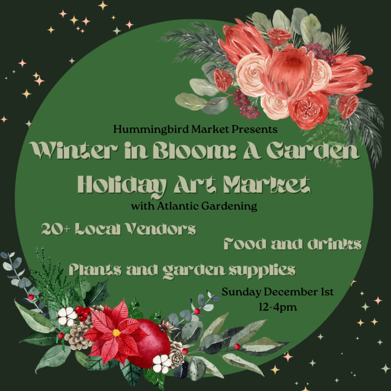 Winter in Bloom A Garden Holiday Art Market 768x768