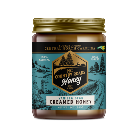 Organic Vanilla Bean Creamed Honey