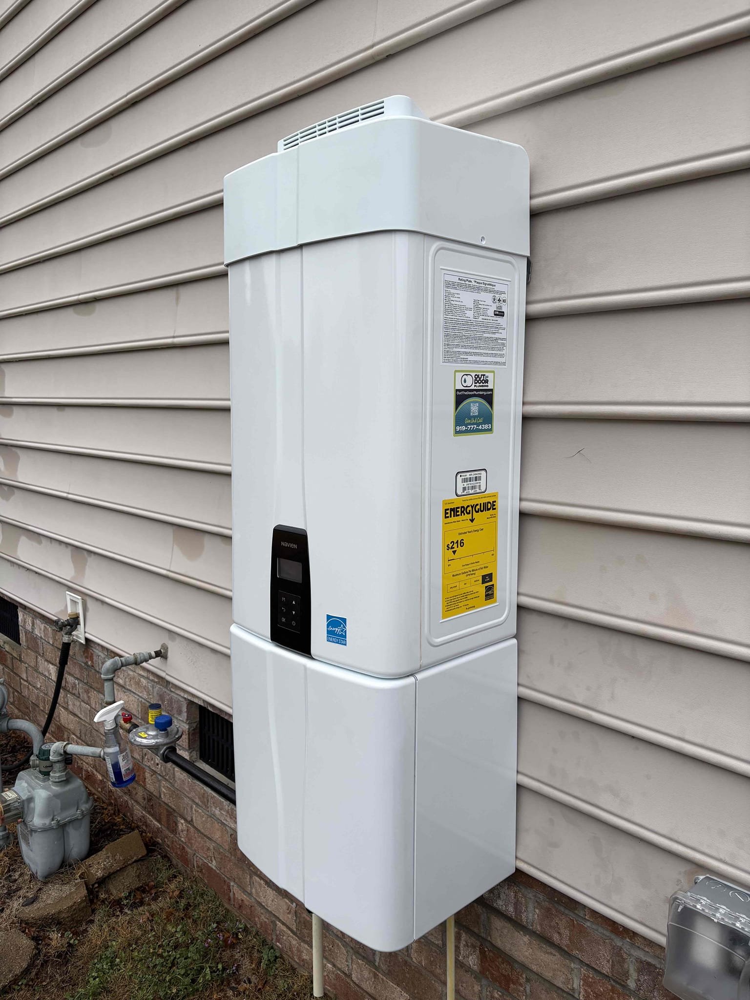 Tankless install Raleigh