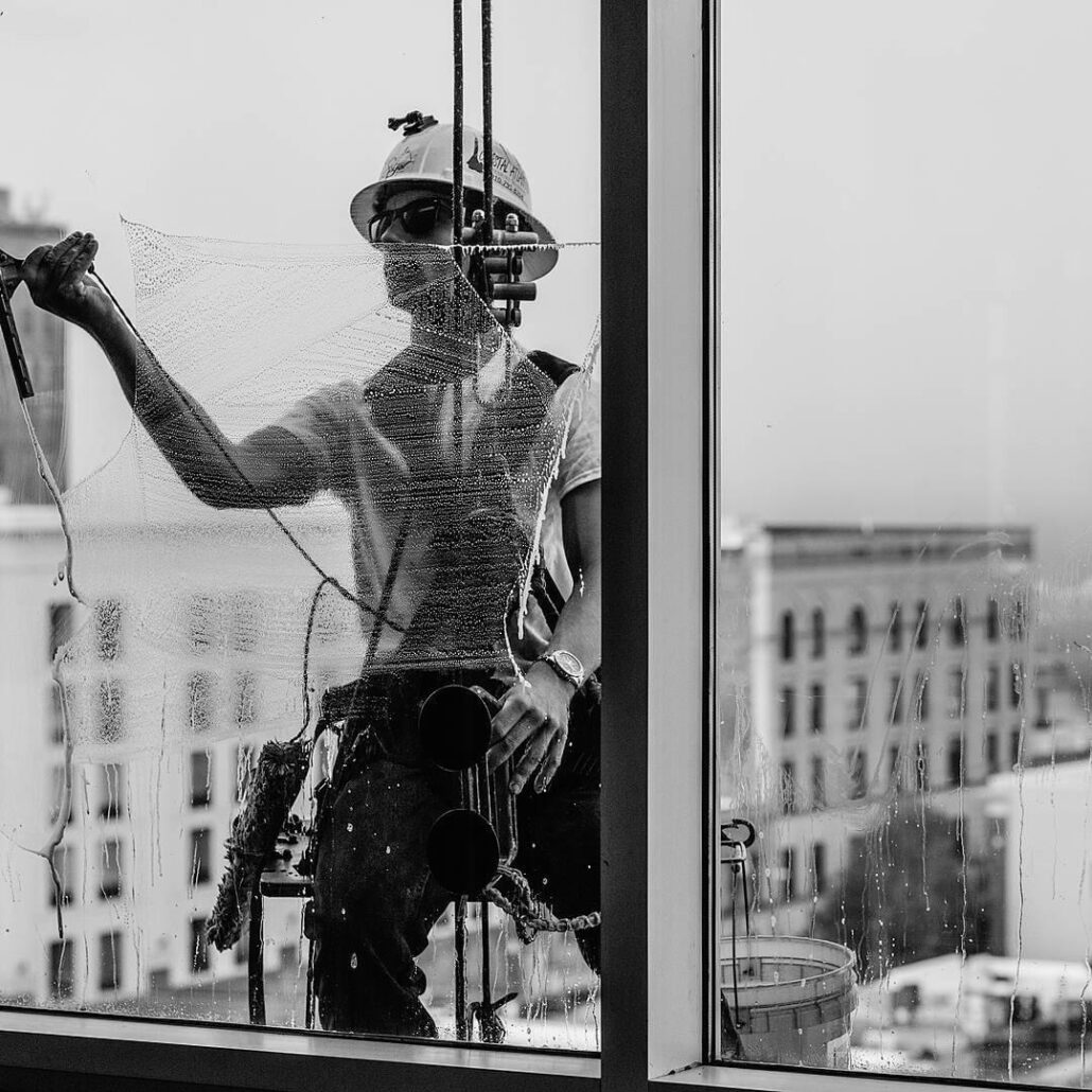Storefront Window Cleaning