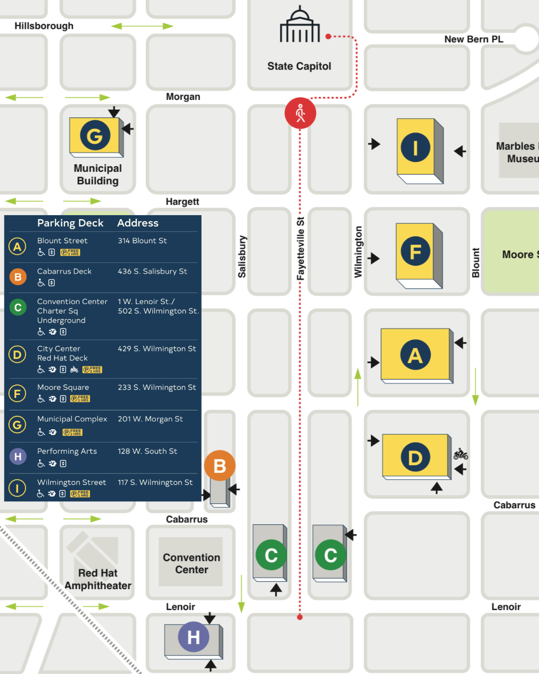 News 83 FTR Parking Map