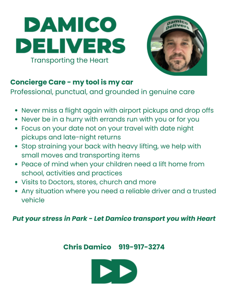 Damico Delivers Transporting The Heart Flyer Copy 768x994